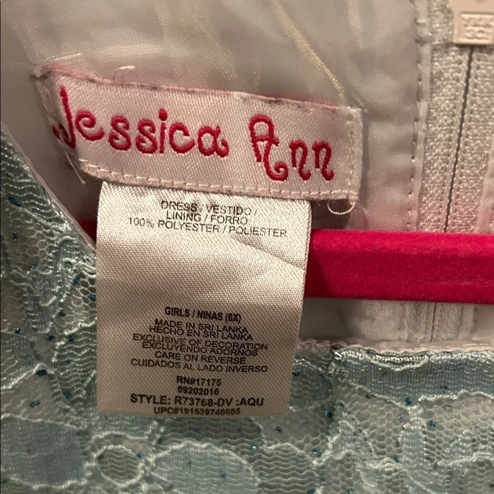 Jessica Ann Blue Lace Dress 6X